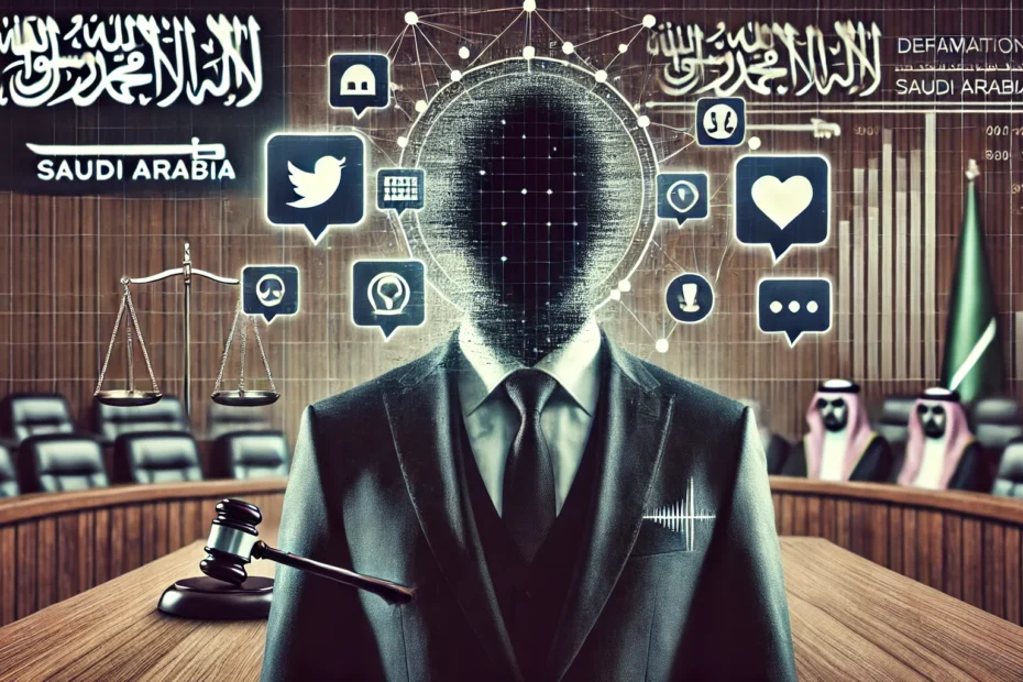 عقوبة تشويه السمعة في السعودية