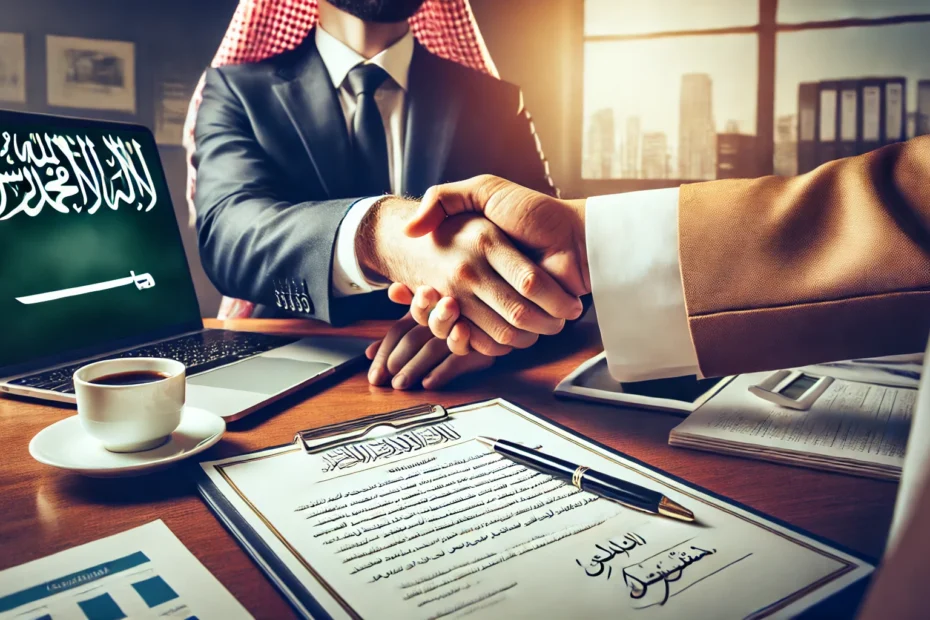 عقود الشراكة في المحلات التجارية في السعودية