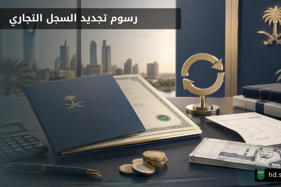 رسوم تجديد السجل التجاري