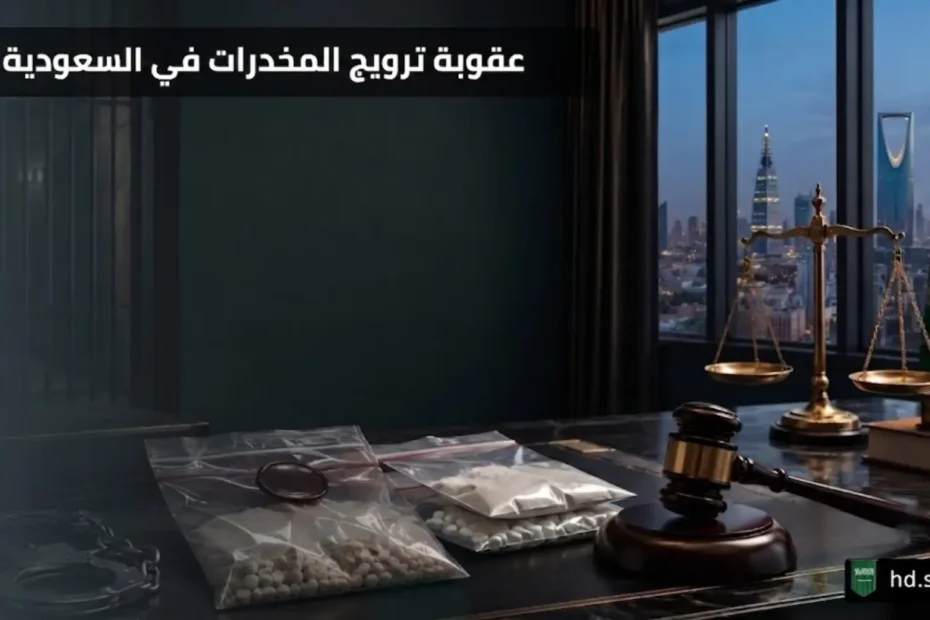 عقوبة ترويج المخدرات في السعودية