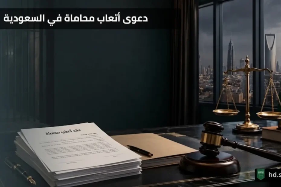 دعوى اتعاب محاماة في السعودية