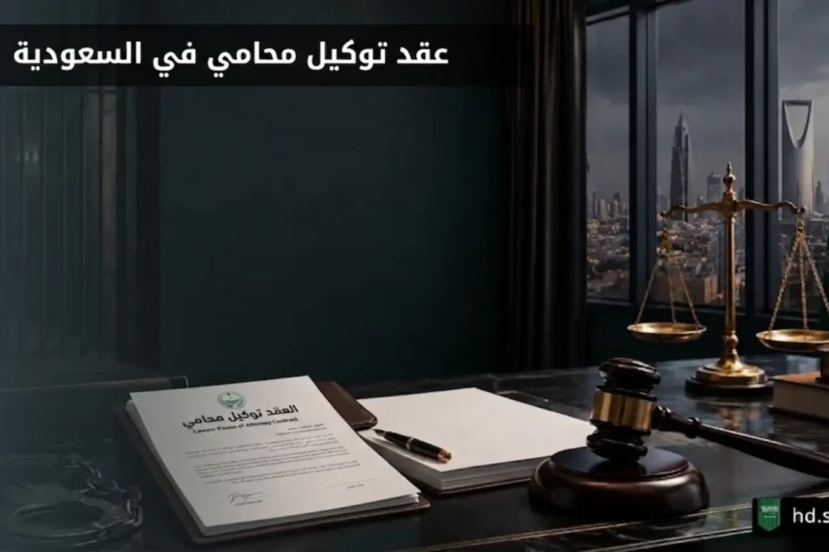 عقد توكيل محامي في السعودية