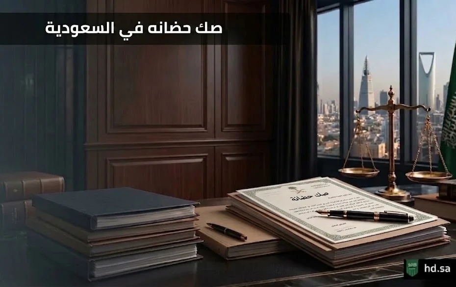 صك حضانه في السعودية