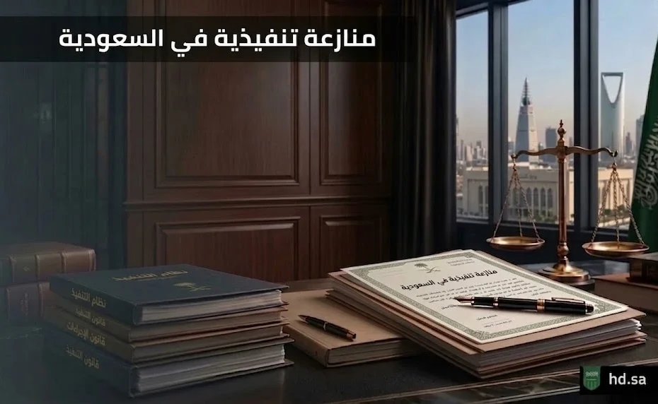 منازعة تنفيذية في السعودية
