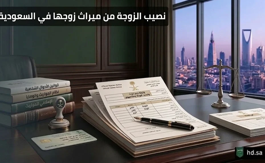 نصيب الزوجة من الميراث