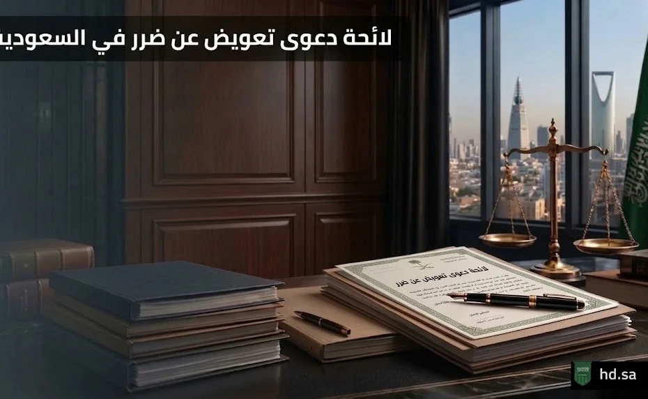 لائحة دعوى تعويض عن ضرر