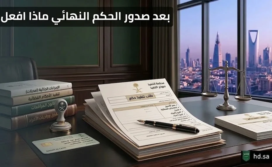 بعد صدور الحكم النهائي ماذا افعل