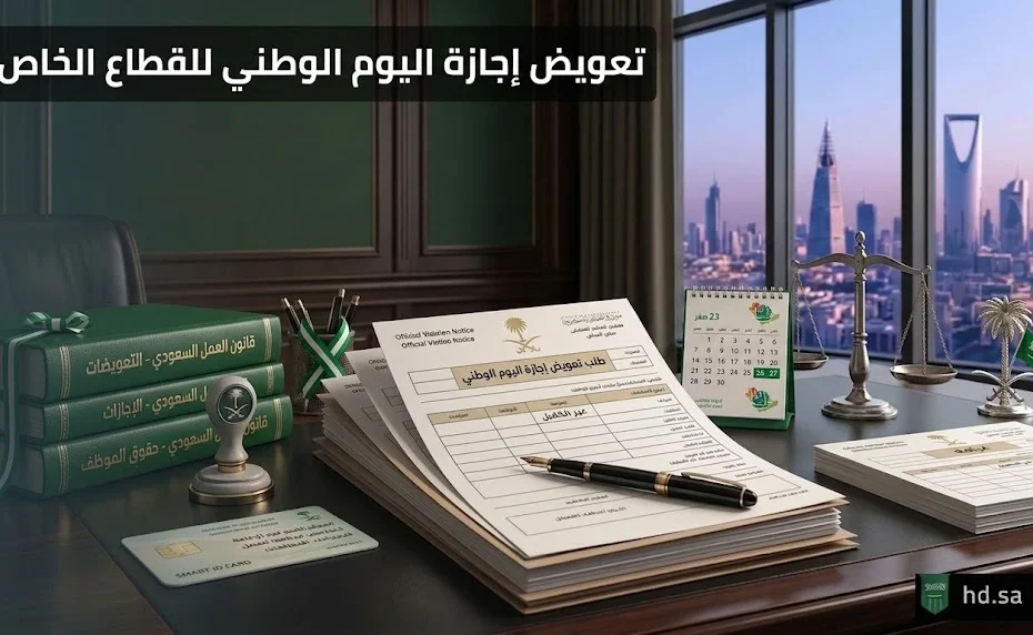 تعويض إجازة اليوم الوطني للقطاع الخاص