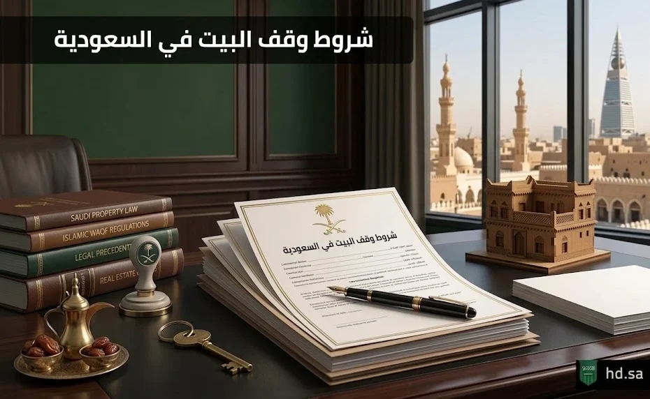 شروط وقف البيت في السعودية